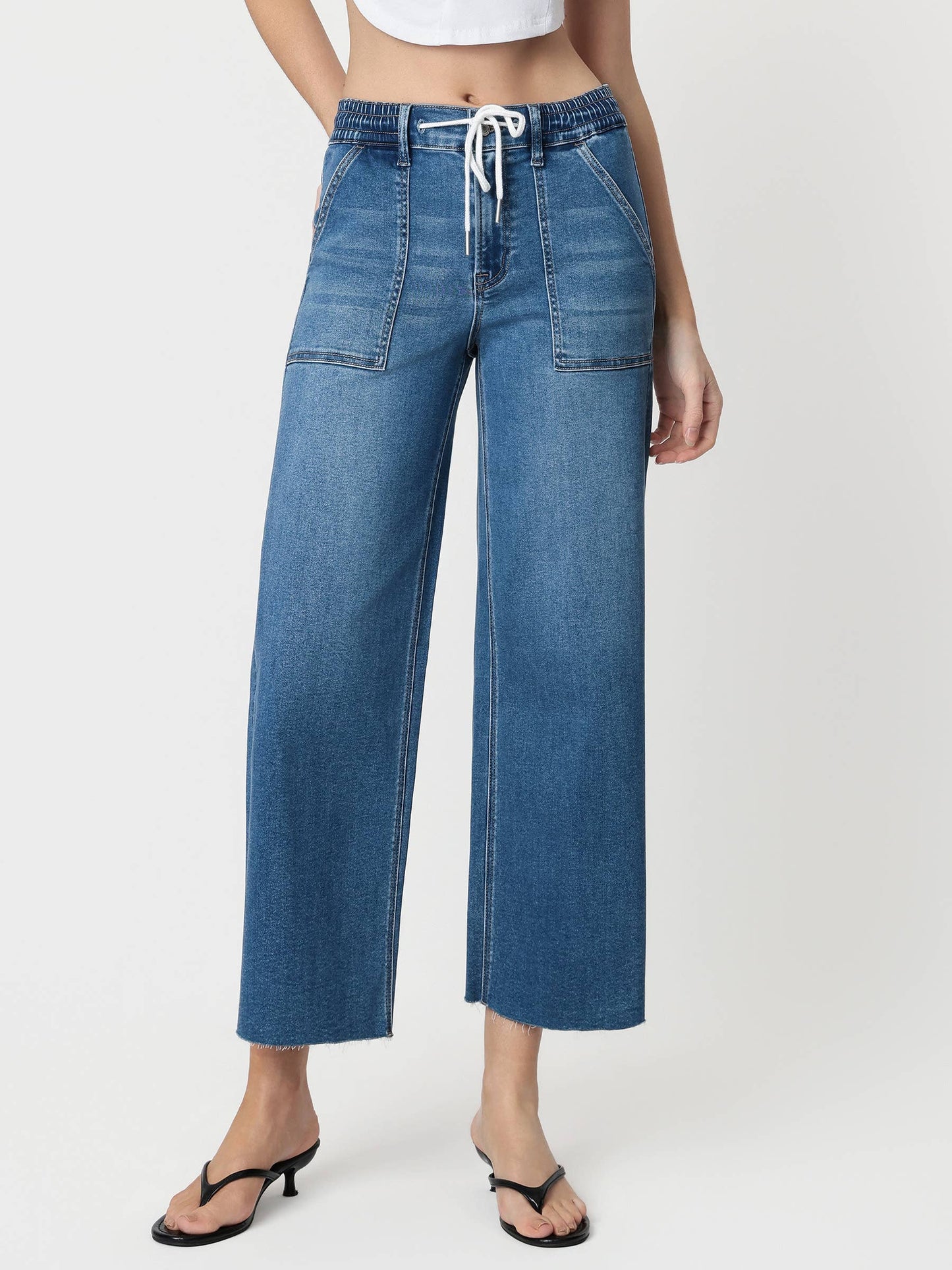 Kris Baggy Wide Leg Jeans
