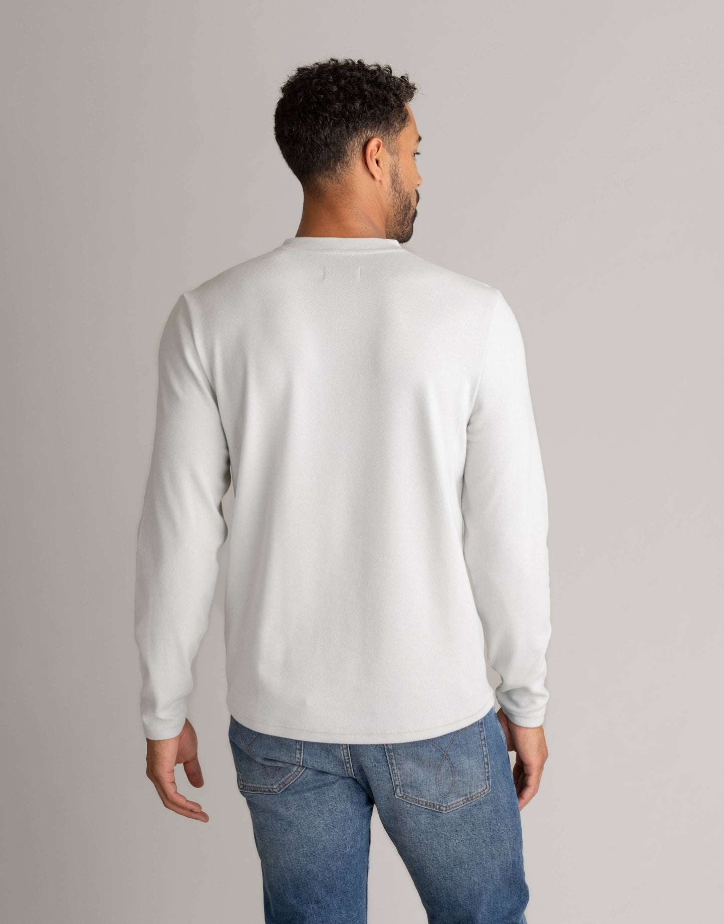 Men's Lichen Stretch Flannel Henley