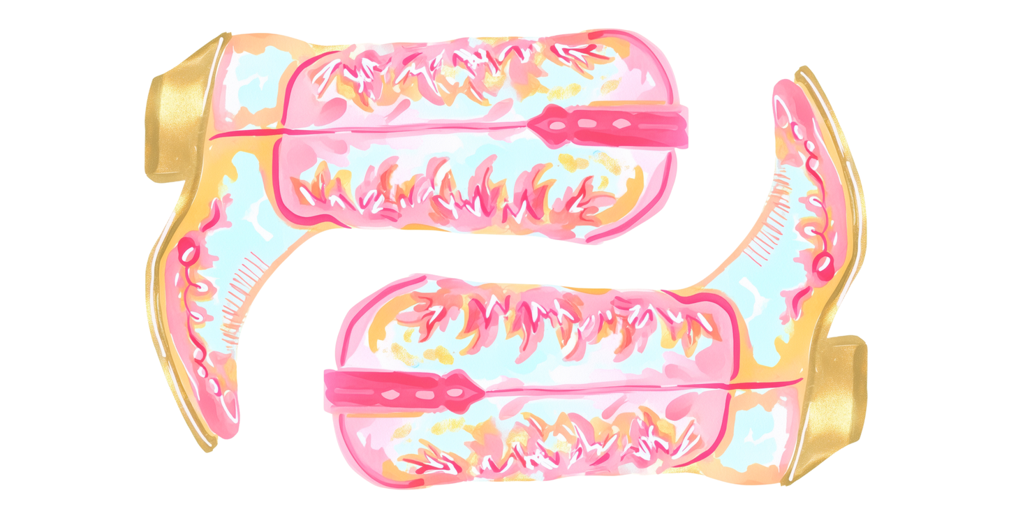5.5 x 11 WESTERN LOVE Insert Set of 5