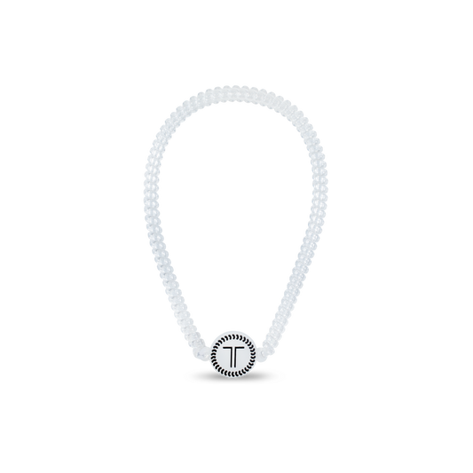 Spiral Hair Coil Headband | Crystal Clear