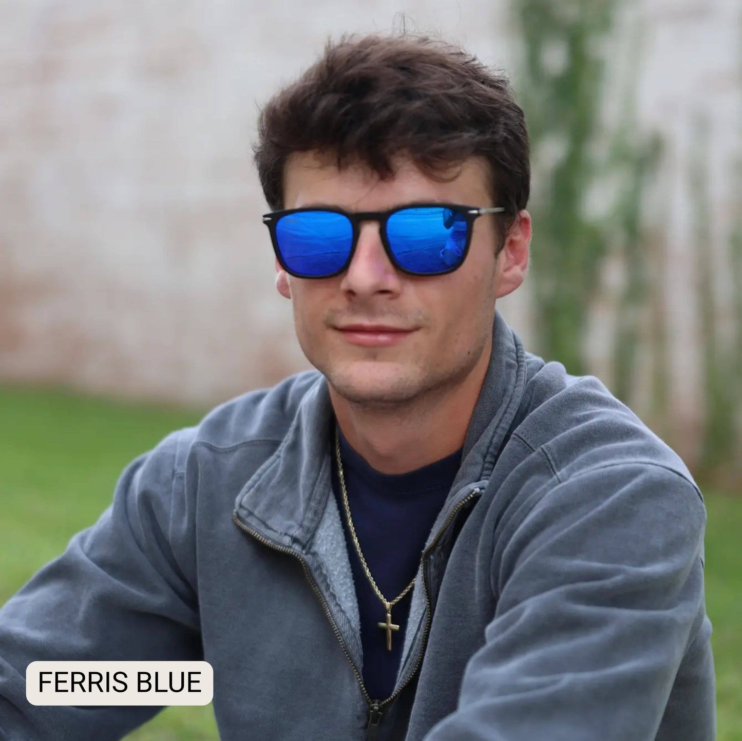 FERRIS - Men's Polarized Square Medium Sunglasses