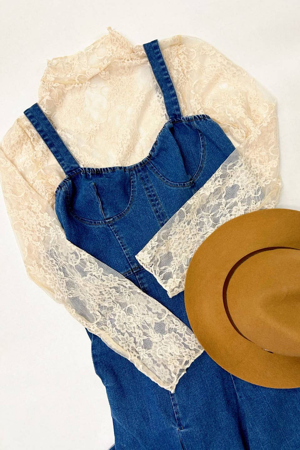 PLUS SIZE Mesh Floral print top