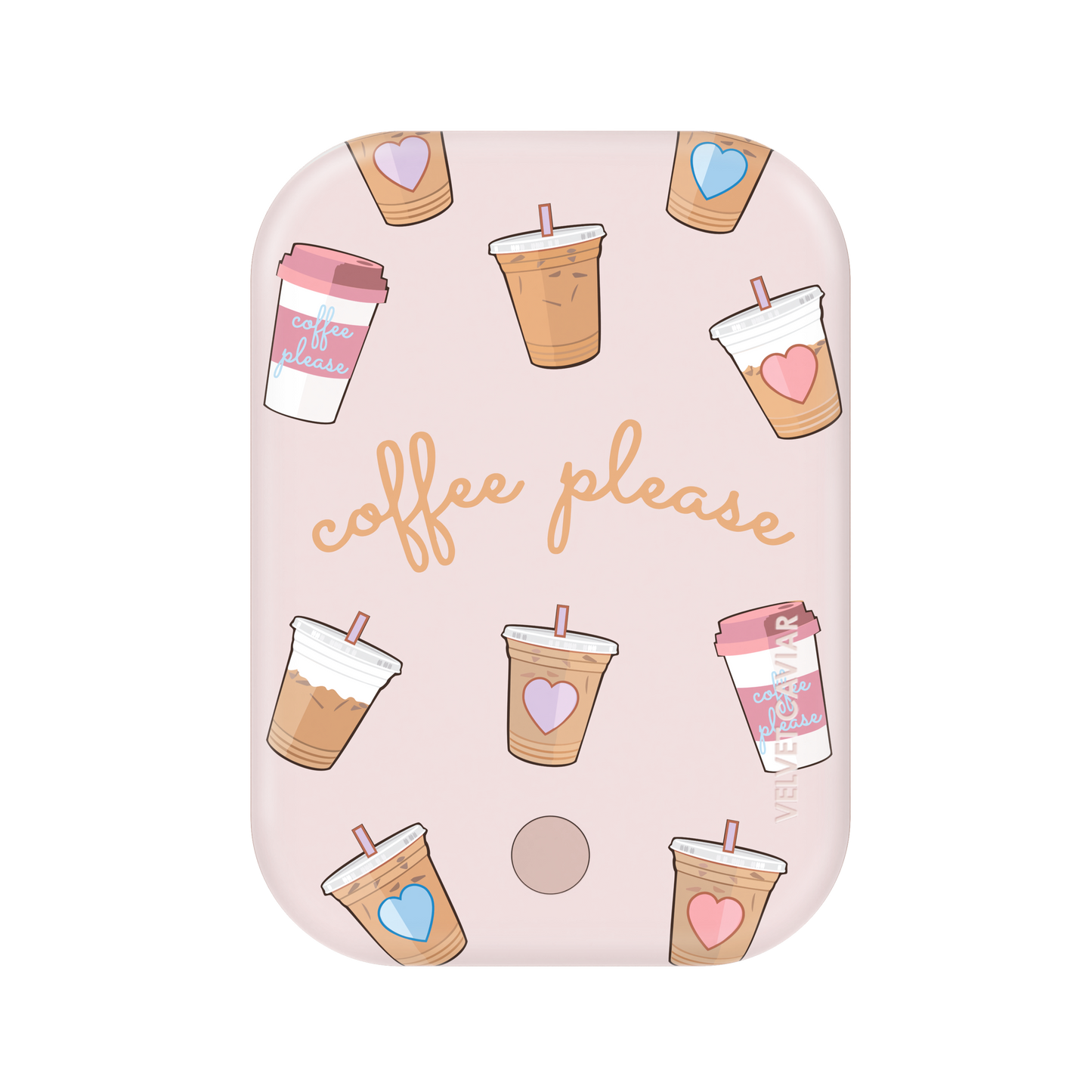 Wireless Phone Charger - Coffee Please