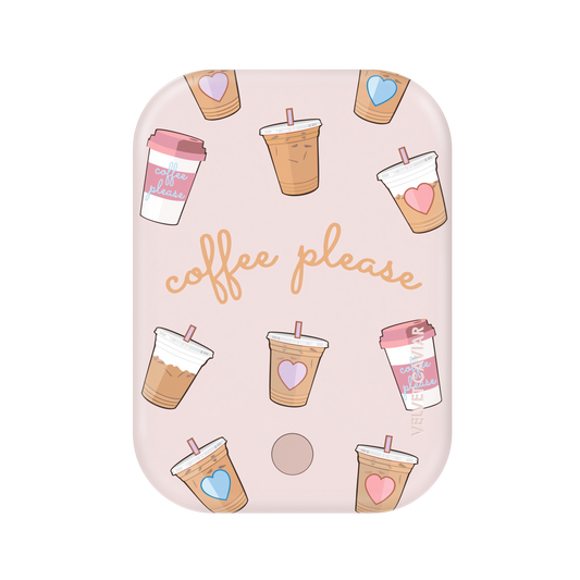 Wireless Phone Charger - Coffee Please