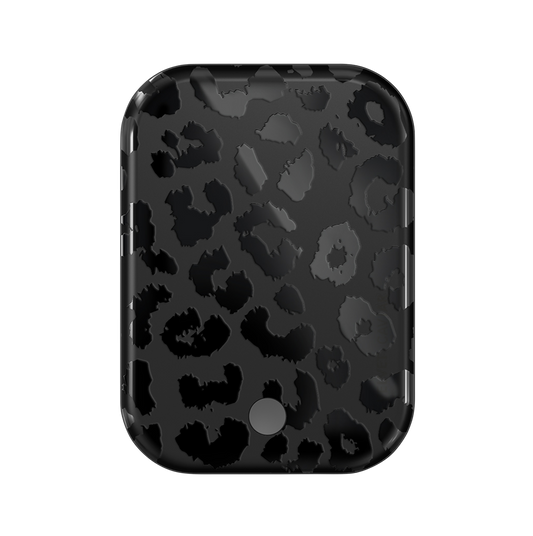 Wireless Phone Charger - Black Leopard