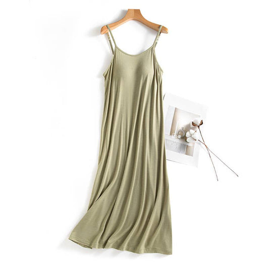 Built-In Bra Strappy Dress