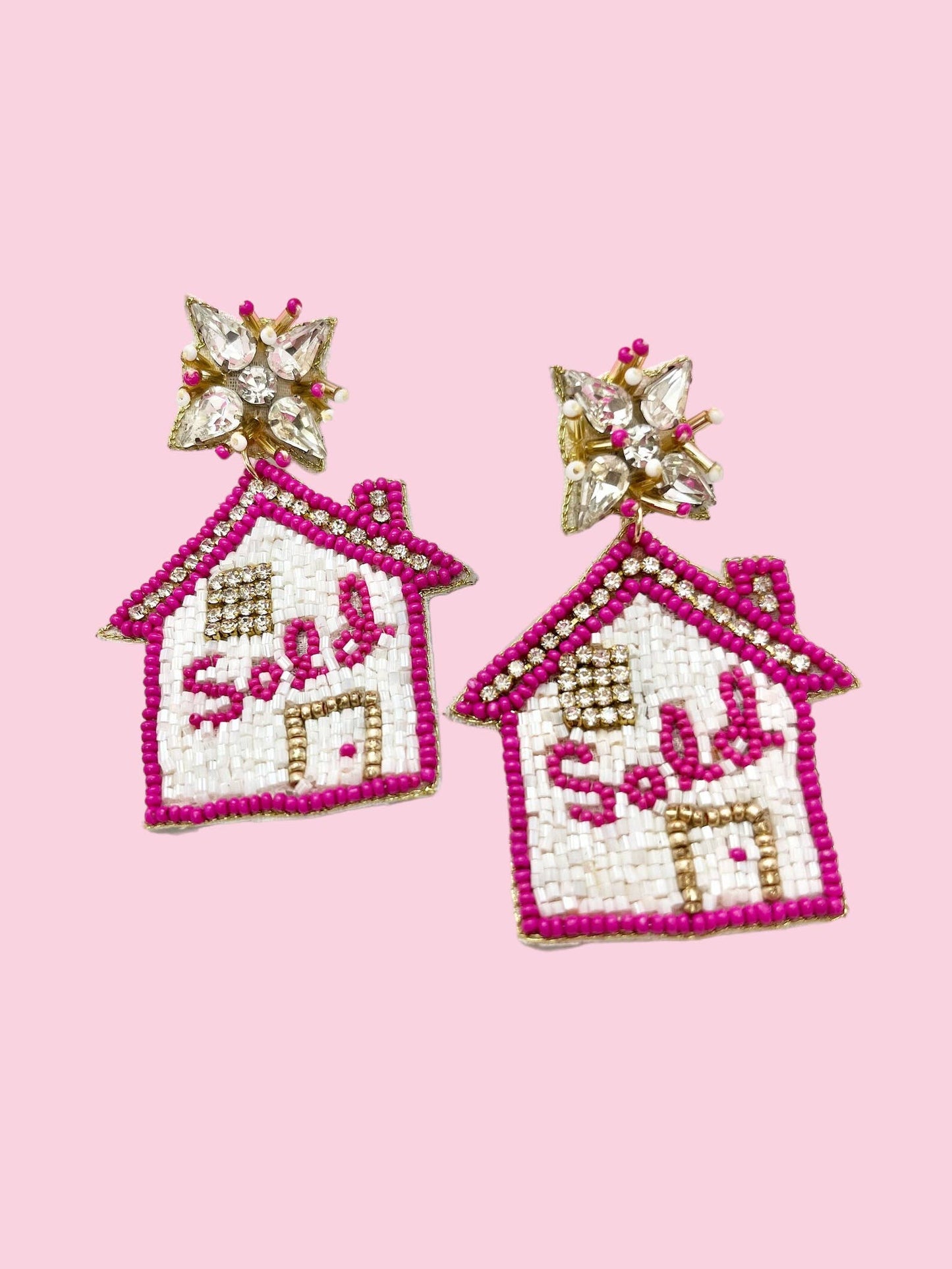 "Sold" Earrings