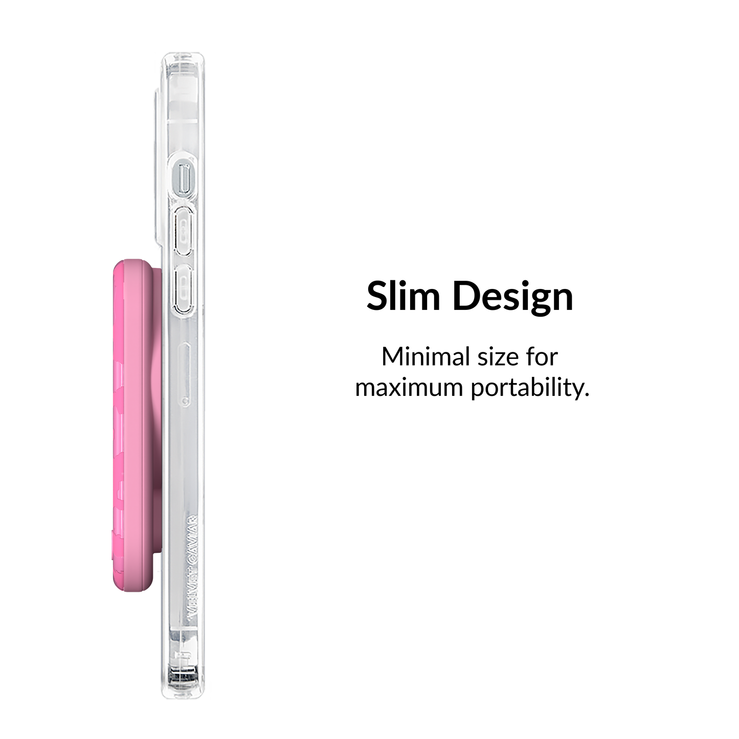 Wireless Phone Charger - Hot Pink Leopard