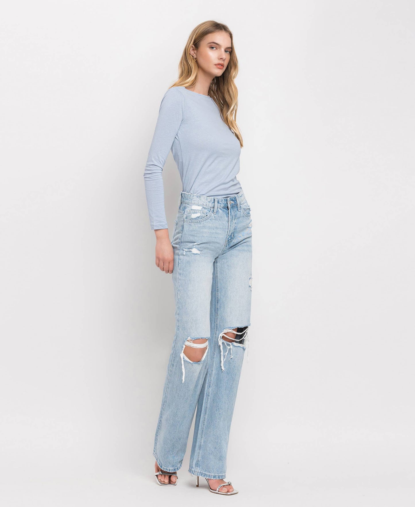 Leslie Full Length Flare Jeans