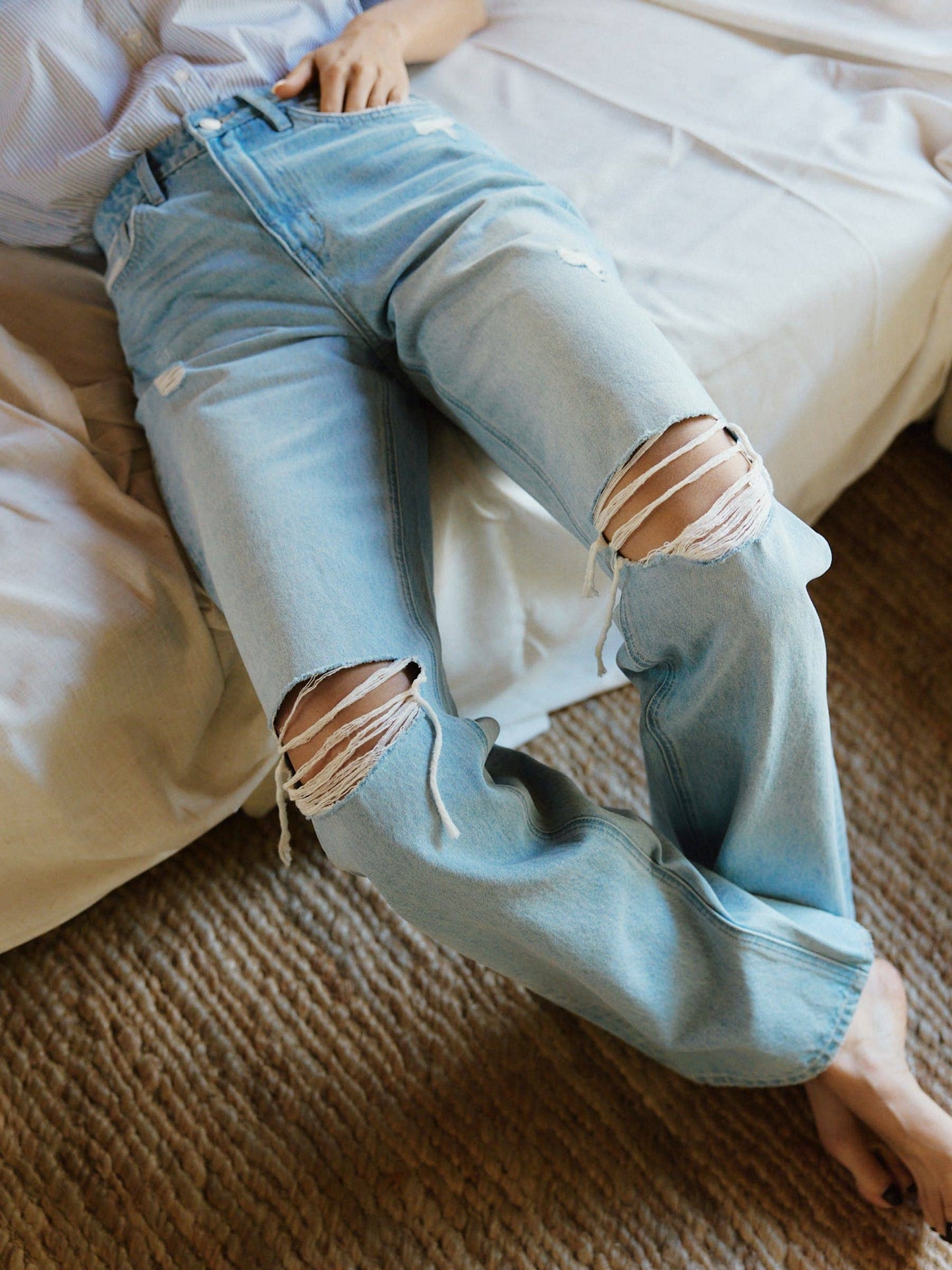 Leslie Full Length Flare Jeans